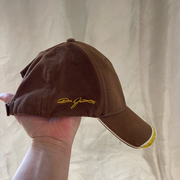 Vintage Dale Jarrett UPS 88 Nascar Chase Authentics Drivers Line Brown Hat Cap - Picture 3 of 5